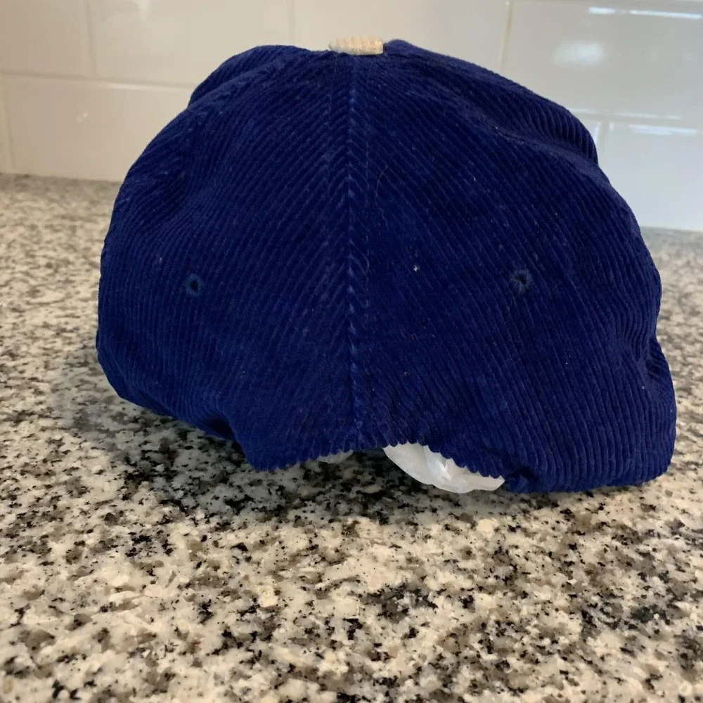 Vintage Dallas Cowboys Hat Cap Snap Back Mens One Size Blue Starline Corduroy